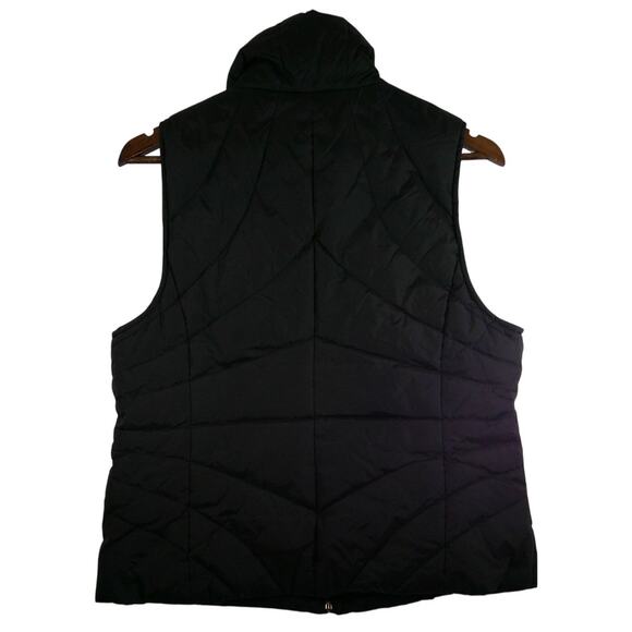 Kenneth Cole Reaction Women's Black Puff Vest Size Large Chic Minimalist Urban - Picture 6 of 8